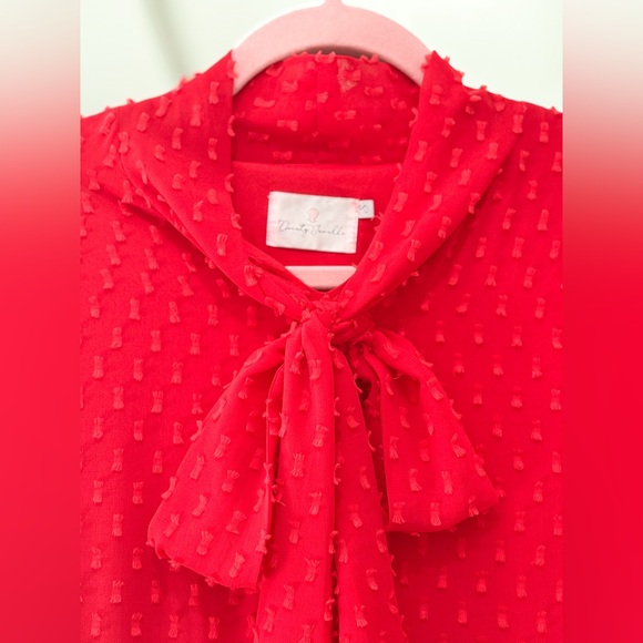 Dainty Jewells Red Long Sleeve Dress - Picture 5 of 10